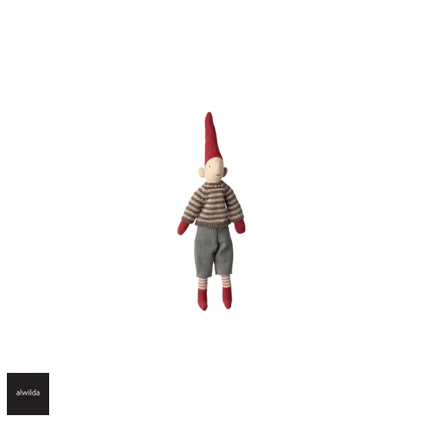 Nisse, str. 1 /2025 - dreng med magnet 26 cm. - Strikket sweater