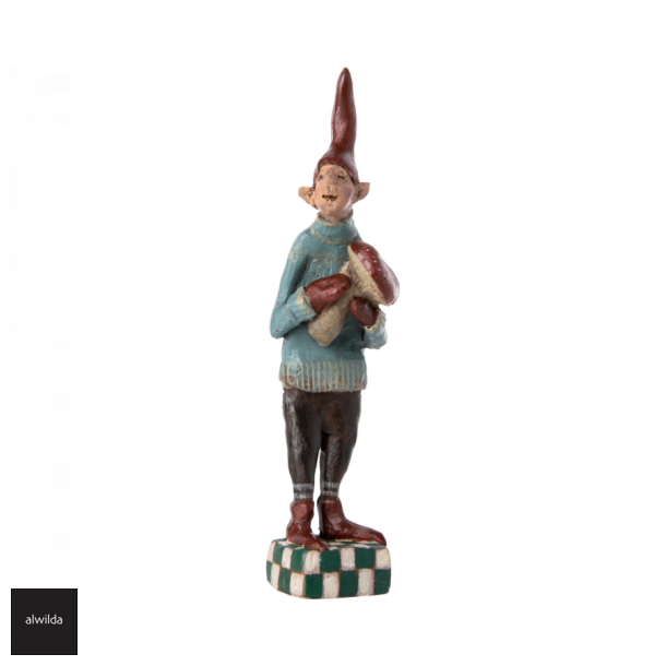 Noilly Noel no. 33, 2023 - Nisse med svamp i favnen ca h. 17 cm 