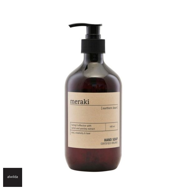 Hndsbe, KOLOGISK Meraki, Northern down - Noter: Frisk appelsin, cedertr og sd balsamico.