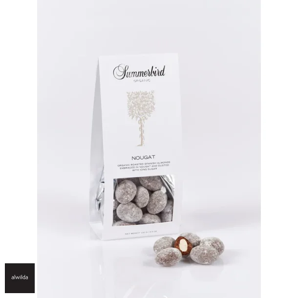 Summerbird - �kologiske mandler med nougat