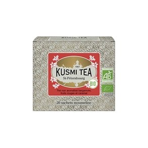 Kusmi tebreve, �KOLOGISK St. Petersborg, sort te - pakke med 20 breve  