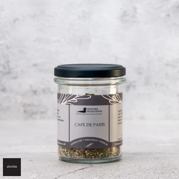 Cafe de Paris - salt, hvidlg, lg, paprika, persille, basilikum, merian, oregano &amp; purlg.