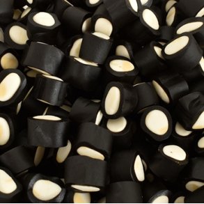 Pebermynte lakrids - pakket i genoplukkelig pose