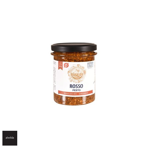 Pesto med soltrrede tomater - kologisk dansk produkt