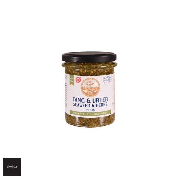  Pesto med tang &amp; urter, kologisk dansk produkt 