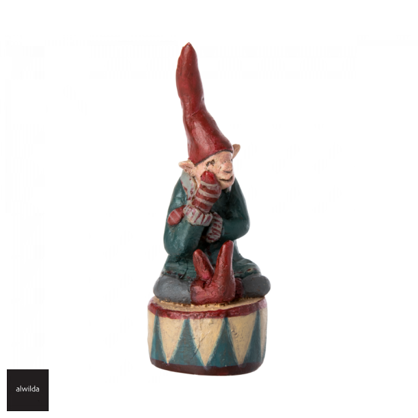 Petit Nol no. 22, 2023 - nisse p tromme, ca.  h: 11 cm. -  i smuk ske - FLERE VARIANTER U. MAILEG