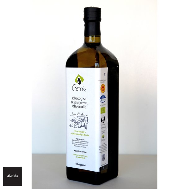 Petres kologisk olivenolie - Fra en danskers olivenlund p Kreta - 1 l. -DATOUDLB AUGUST25