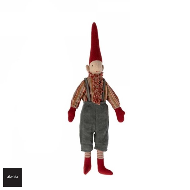 Pixy size. 2 str. 2023, 31 cm. -  no. 4 p billedet, dreng med selebukser