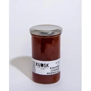 Rabarber jordb�r marmelade fra Kudsk 