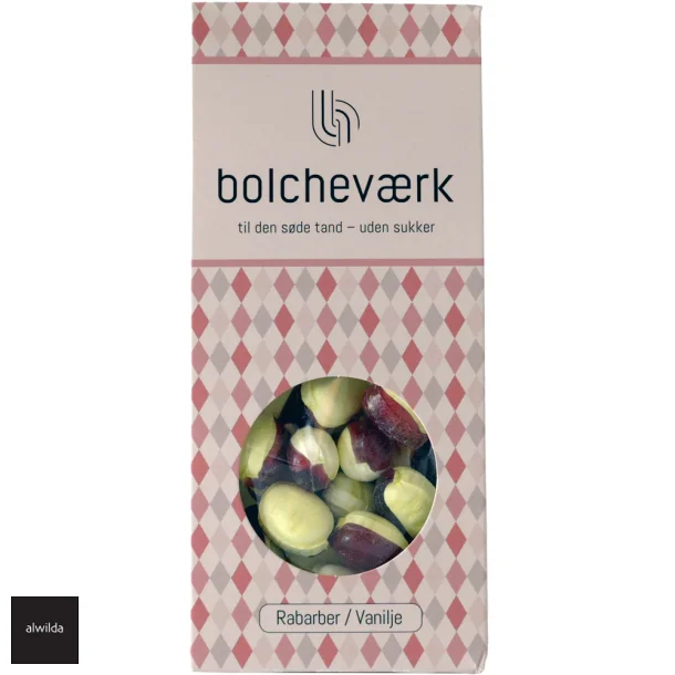 Sukkerfri bolsjer fra Bolchevrk med rabarber &amp; vanilje 