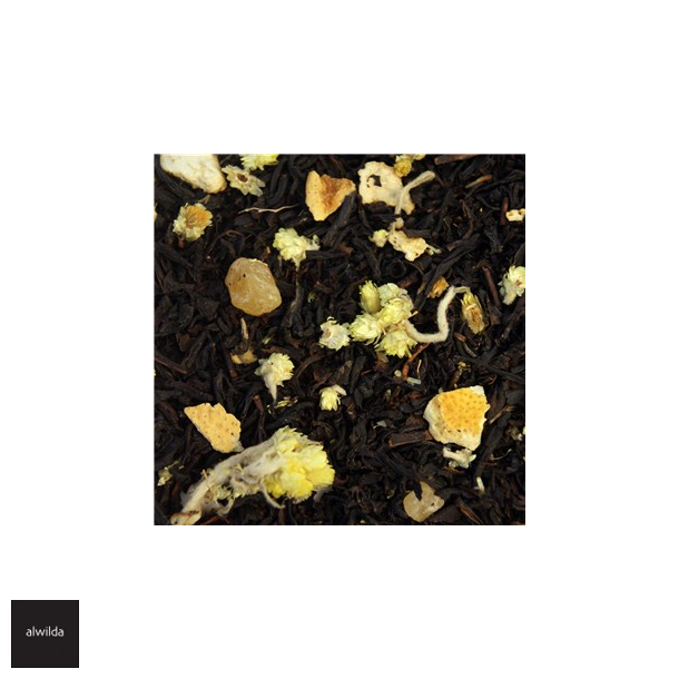 Silkevejens hemmelighed - sort te med mango, citronskaller &amp; blomster