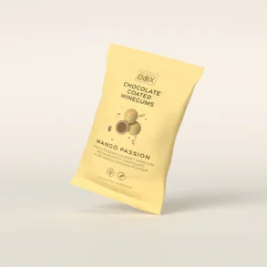 Vingummi mango/passion med hvid chokolade & mango/passionspulver - GLUTENFRI & GELANTINEFRI