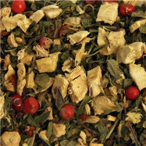 Spicy mint urteblanding - med lakridsrod, pebermynte, ingefr, kardemomme, chili & peber