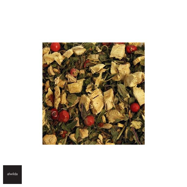Spicy mint urteblanding - m. lakridsrod, pebermynte, ingefr, kardemomme, chili &amp; peber