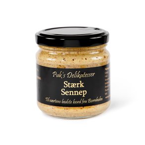 Strk sennep, grov & syrlig sennep.  