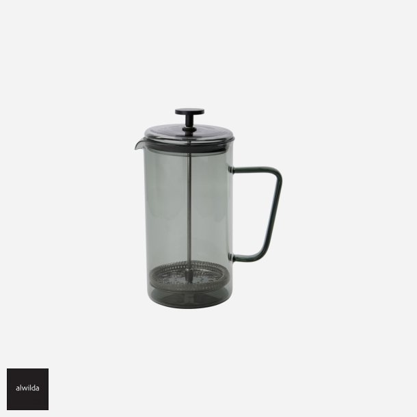 Stempelkande grå, 1000 cl. - h: 21 cm, 9.6 cm - Tilbehør til kaffe: Dåser, tragter, filter, skeer m.m. - alwilda kaffe & te