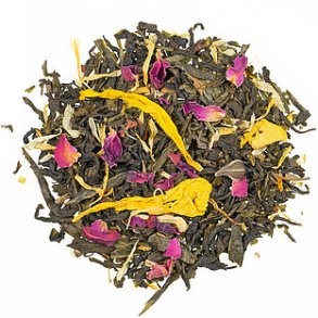 Storm P. - Grn te m. jordbr, abrikos blomster & urter