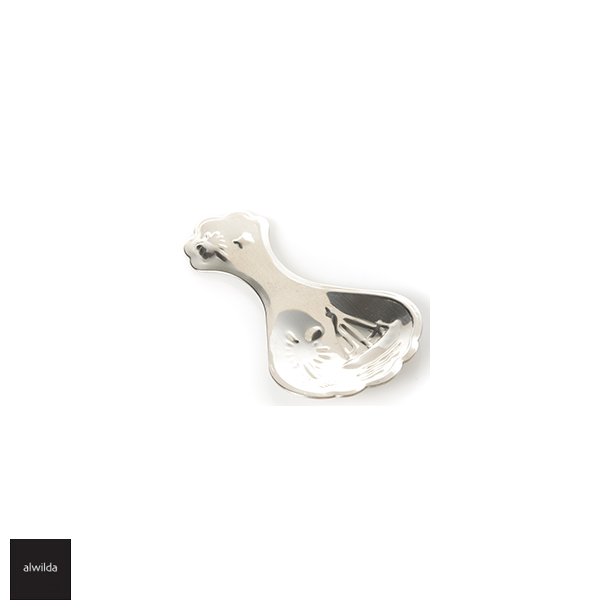 Tese i aluminium - 8,5 cm. inkl. hndtag