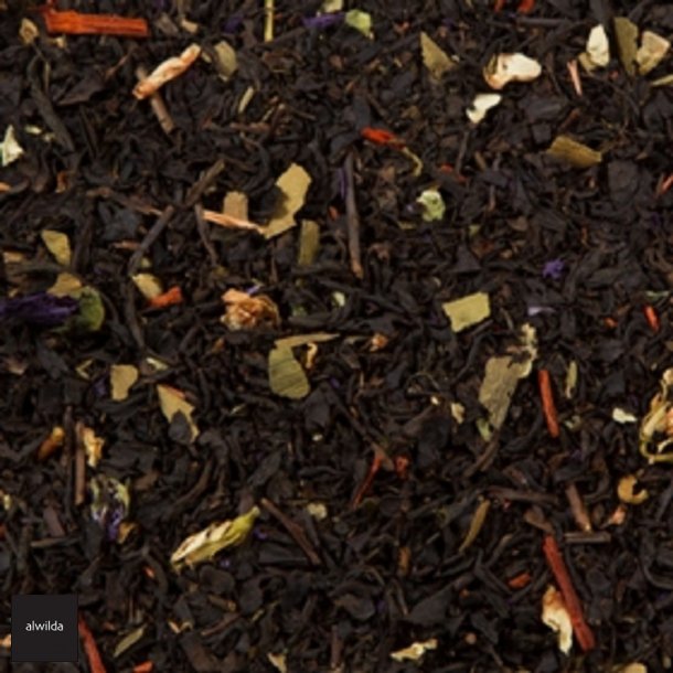 Tempeltr te. Sort te med ginkgo biloba, jasmin, katost, sandel &amp; vanilje