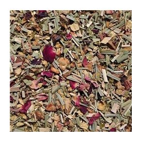 Urteblanding med granat�ble, �ble, citrongr�s, mate, lakrids, anis, roser & blomster