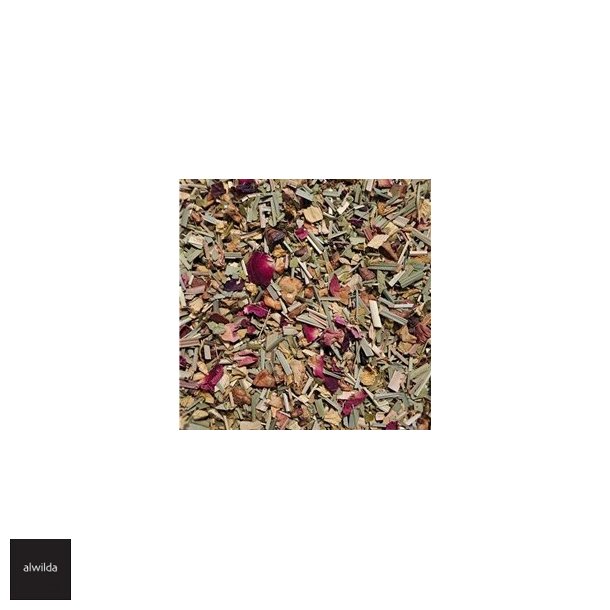 Urteblanding med granatble, ble, citrongrs, mate, lakrids, anis, roser &amp; blomster