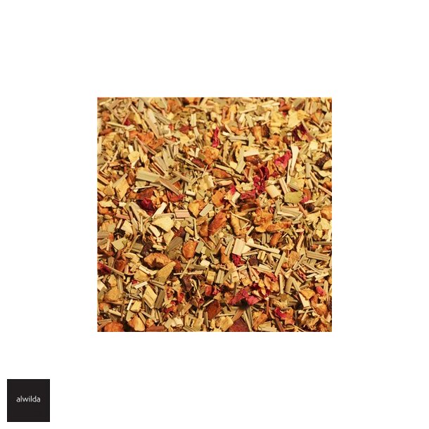Urteblanding med granatble, ble, citrongrs, mate, lakrids, anis, roser &amp; blomster