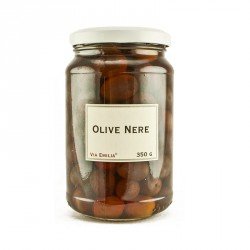 Italienske sorte oliven med sten 