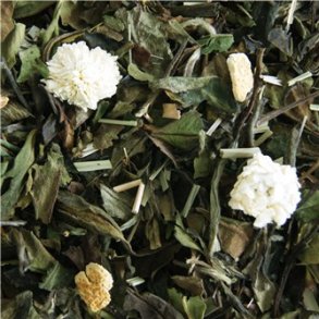 White flower - hvid te med citronskaller, lemongrs & vanilje